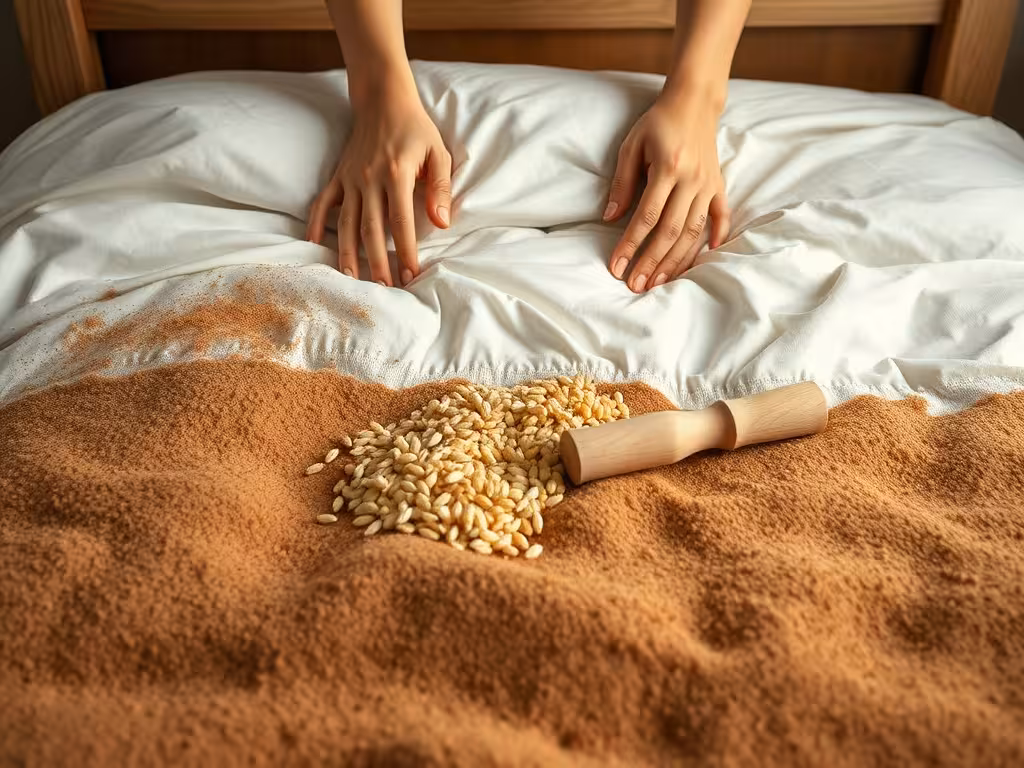 Semis de graines de betterave rouge dans un lit de semence richement préparé