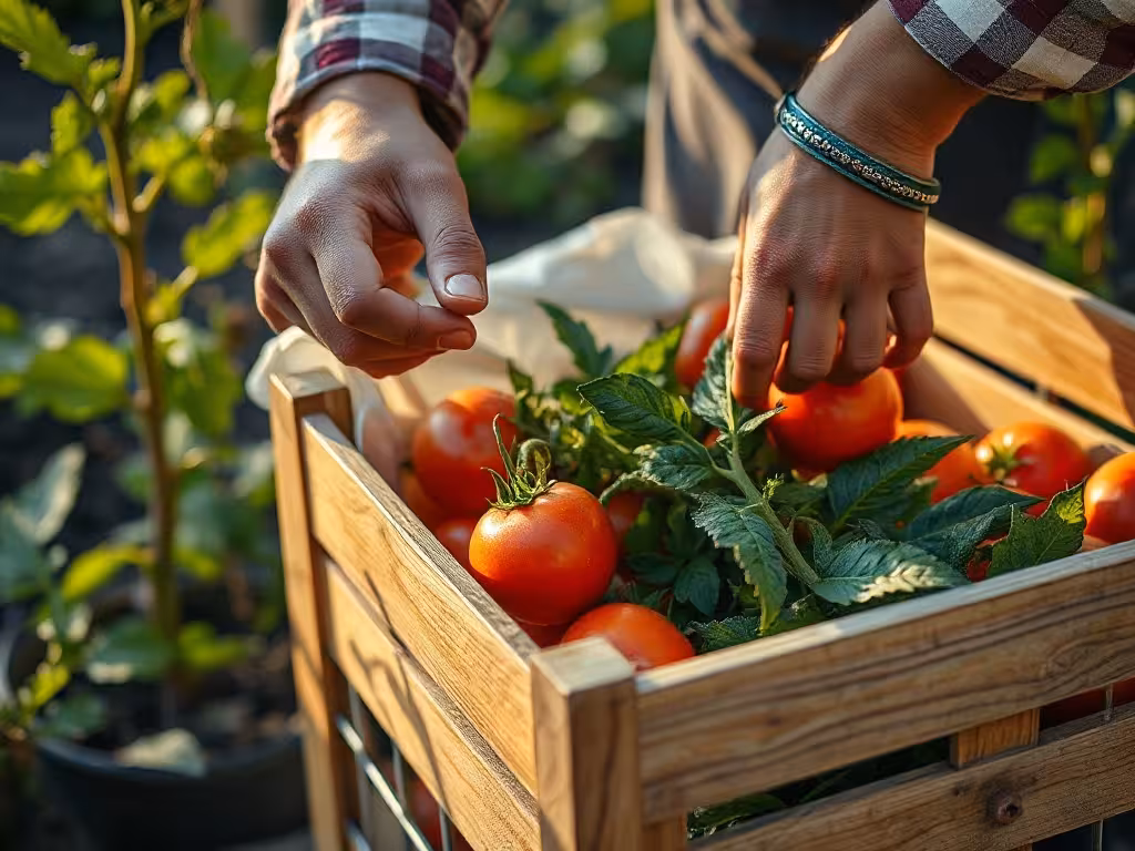 Récolte manuelle d'une betterave rouge dans un potager automnal
