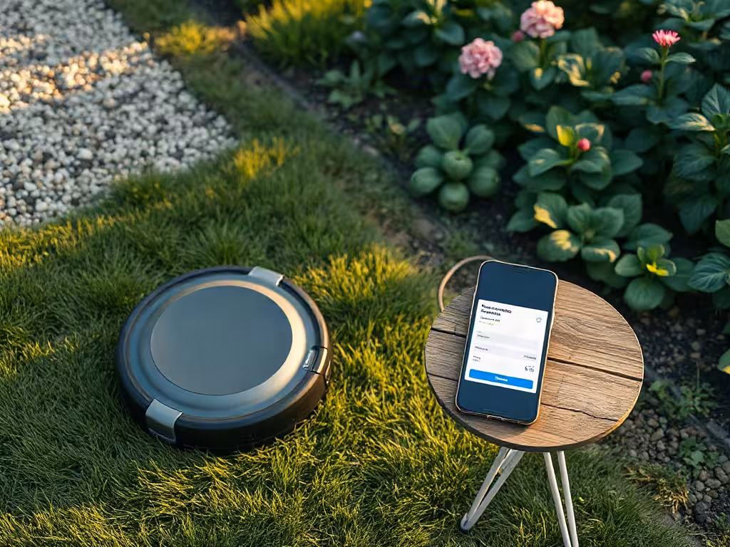 Paiement d'un robot tondeuse avec un code promo Navimow vérifié.