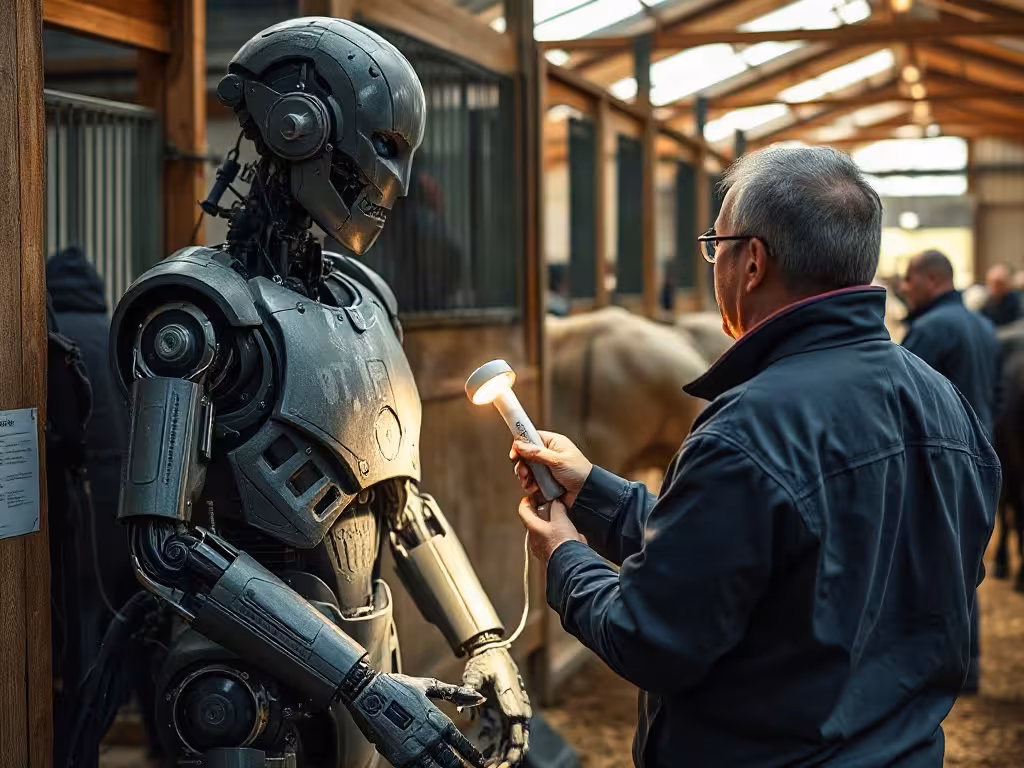 Inspection technique d’un robot de traite d’occasion avant son démontage
