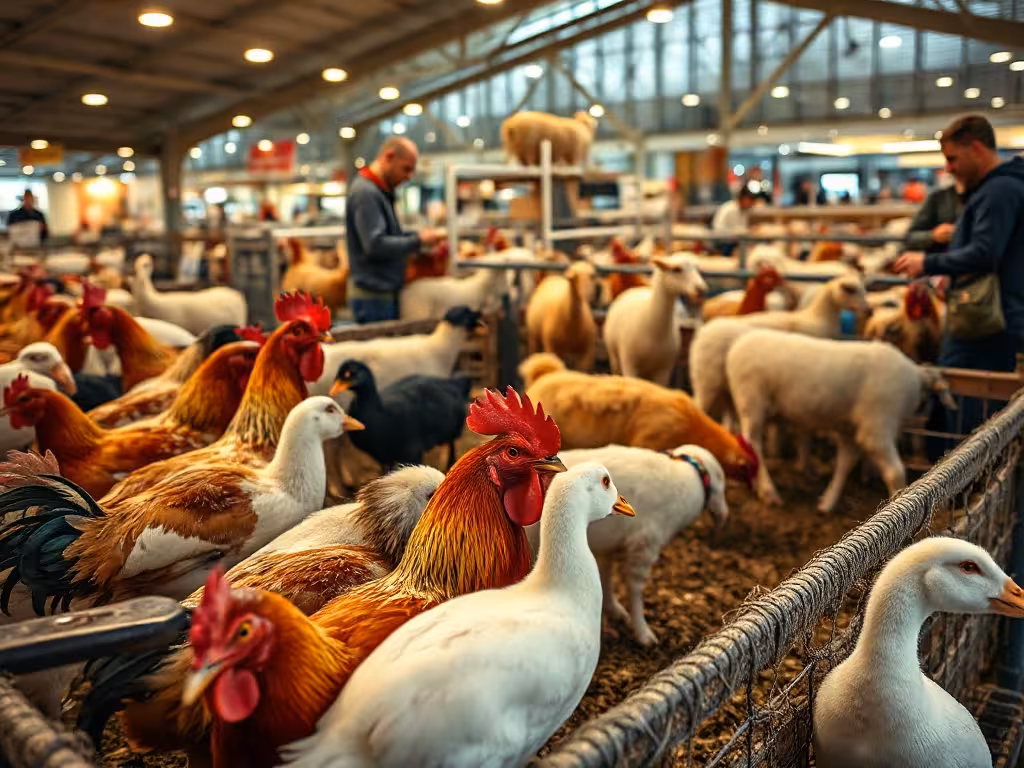 Animaux d'élevage présentés au Salon agriculture 2026 : volailles, moutons, chèvres, lapins