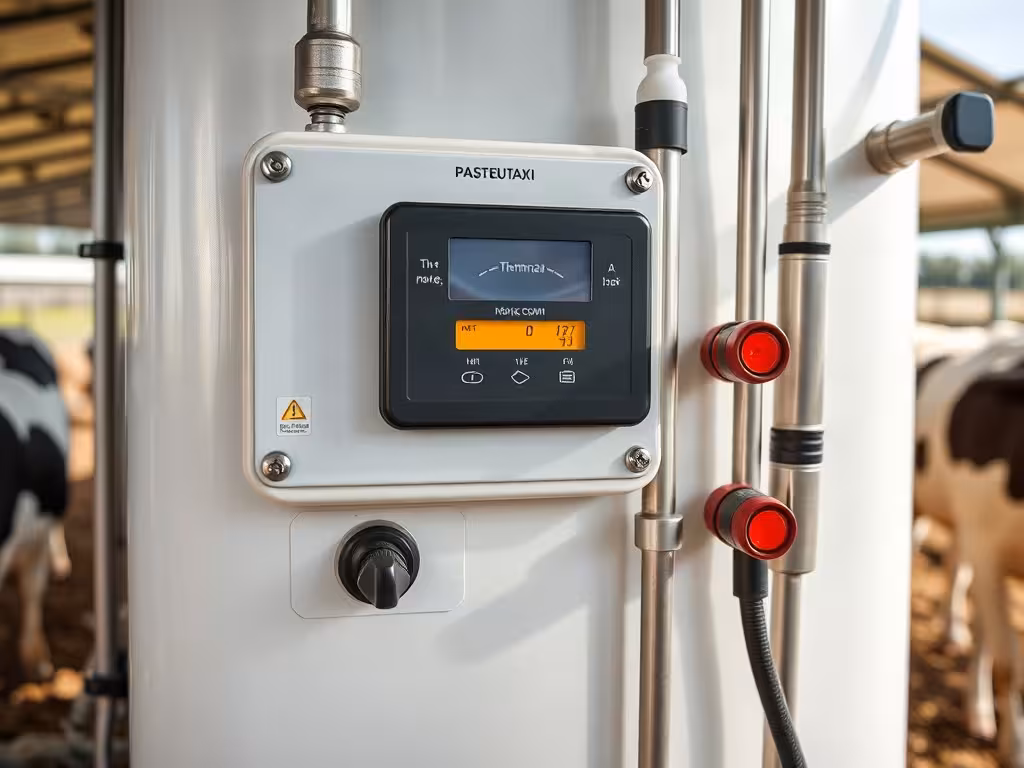 Système de chauffage et thermostat du taxi à lait pour pasteurisation et alimentation saine des veaux