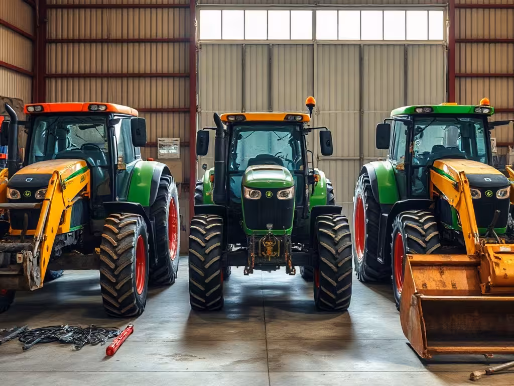 Comparaison de tracteurs neufs et d’occasion avant d’acheter un tracteur.